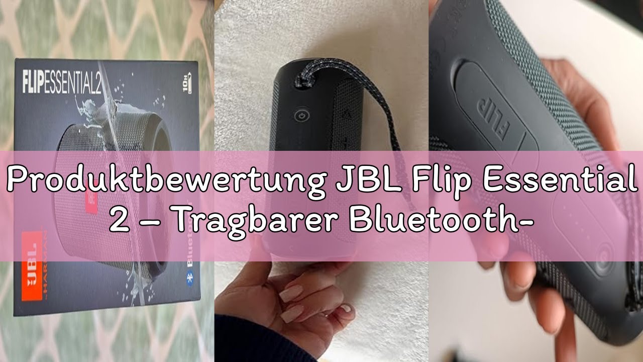 Produktbewertung JBL Flip Essential 2 – Tragbarer Bluetooth-Lautsprecher mit wiederaufladbarem Akku