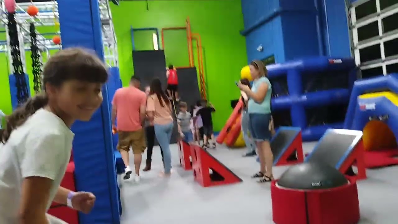 Birthday party at Pump It Up in New Jersey.