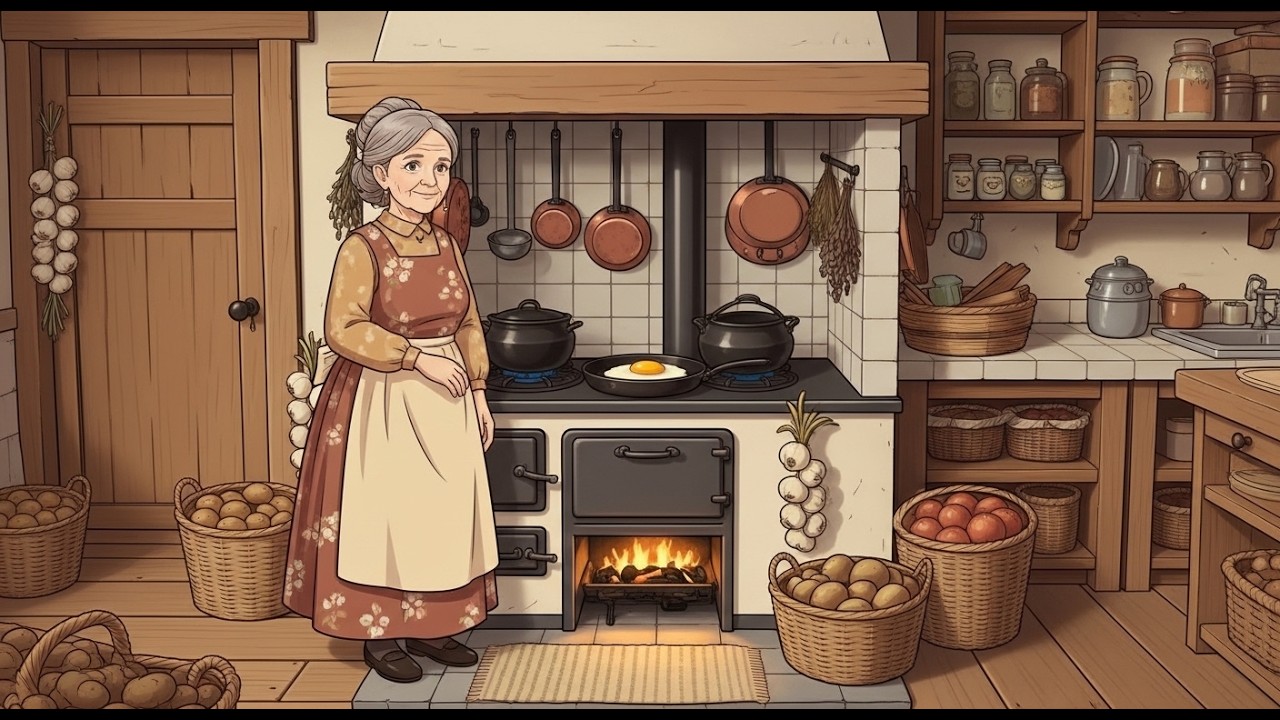 Grandma’s Quiet Morning Routine | Cozy Ghibli Style Slice of Life – EP 3