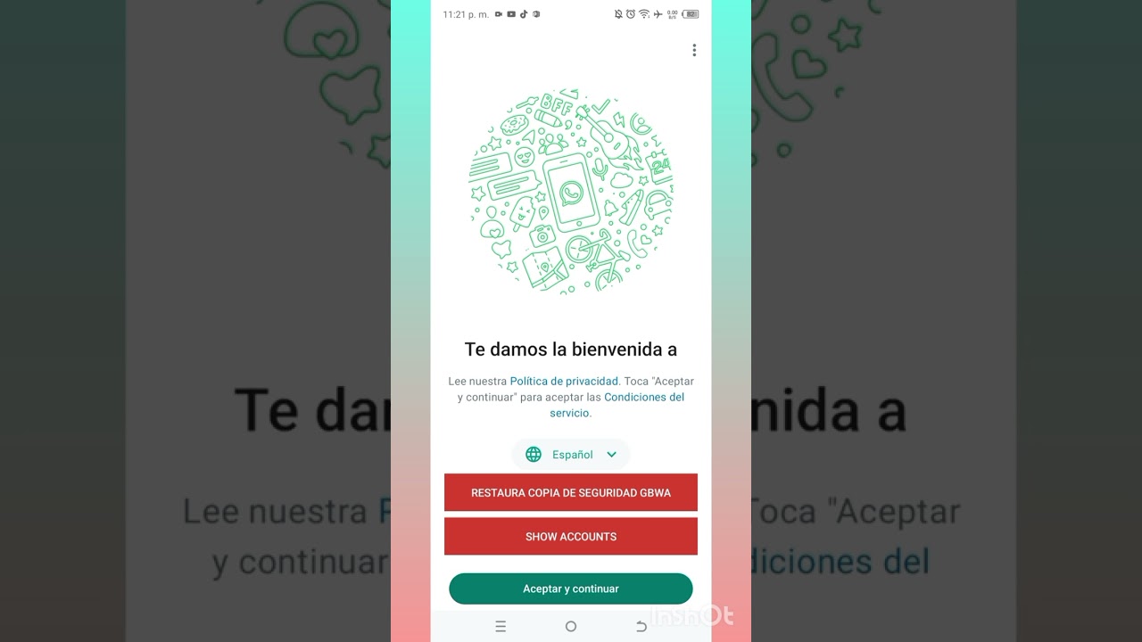 Vincular WhatsApp Plus GB, FM💧f&aacute;cil y sencillo con Pantalla Dividida.