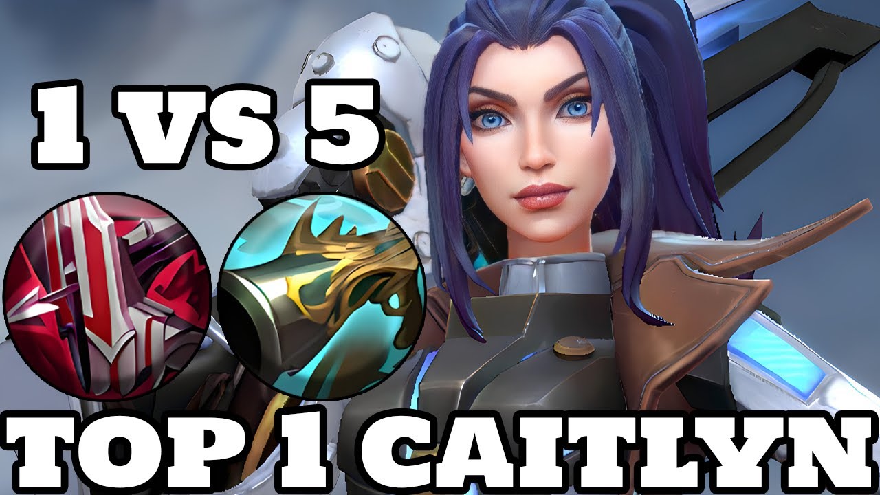 Wild Rift Caitlyn - Top 1 Caitlyn (Pulsefire Caitlyn Skin) Gameplay Rank