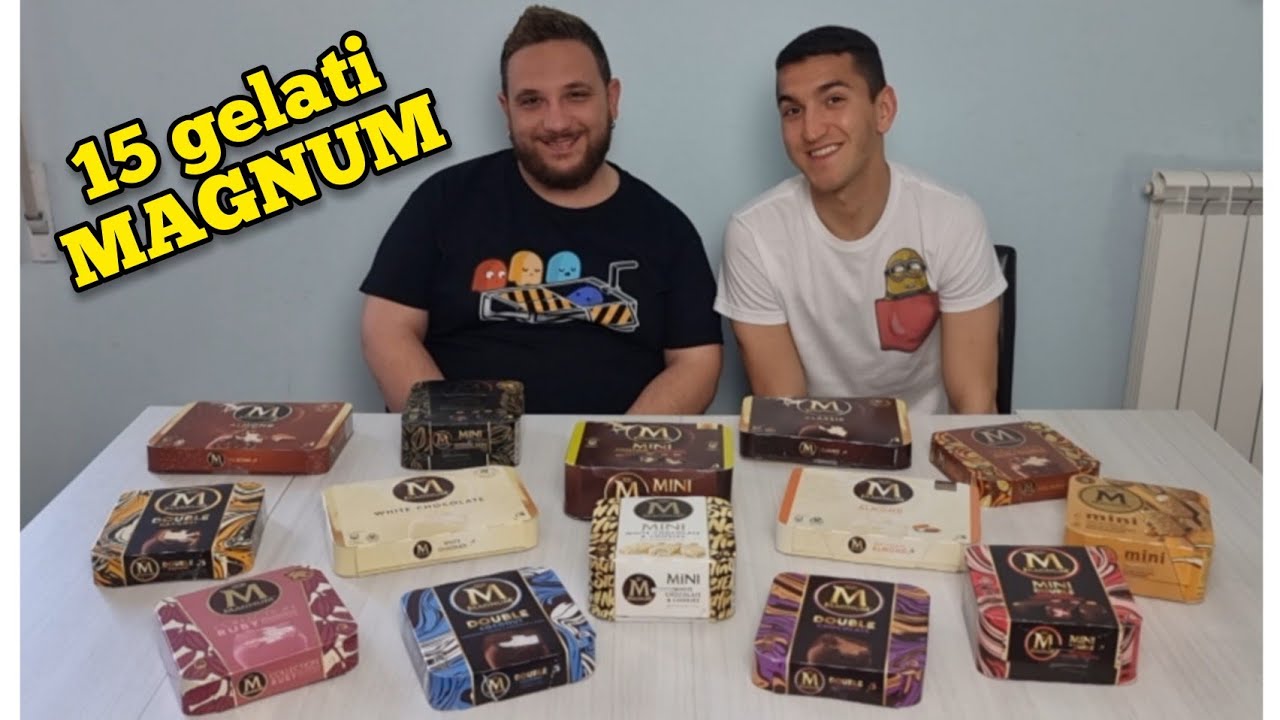 degustazione 15 MAGNUM - proviamo tutti i tipi di gelati della Magnum presenti nel mercato italiano
