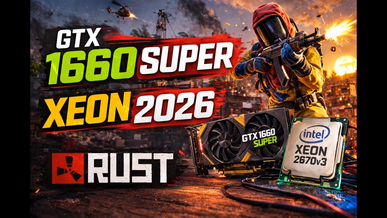 Настройки Rust 2026. GTX 1660Super Xeon 2670v3 Benchmark