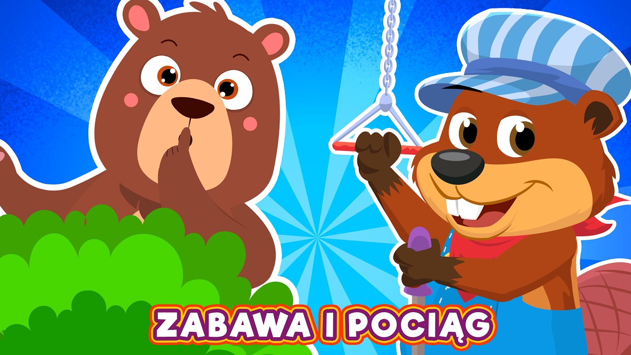 PIOSENKI DLA DZIECI - ZABAWA W CHOWANEGO I POCIĄG - Śpiewające Brzdące