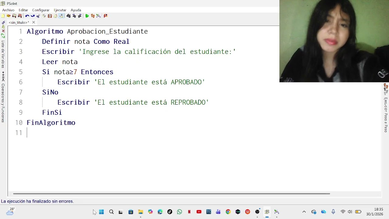 video de PROGRAMACIÓN estructura selectiva
