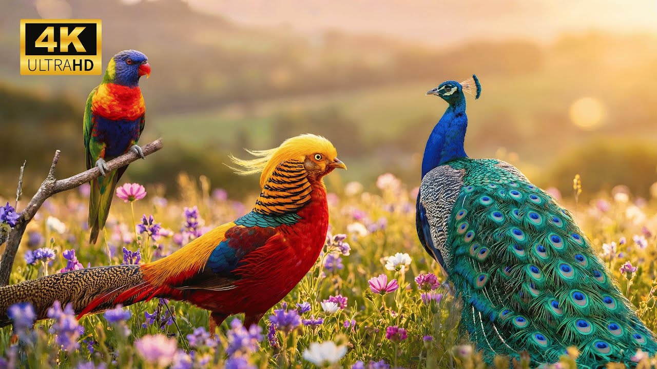 Beautiful Wild Bird Moments 🕊️  Breathtaking Bird Beauty for Stress Relief & Relaxation