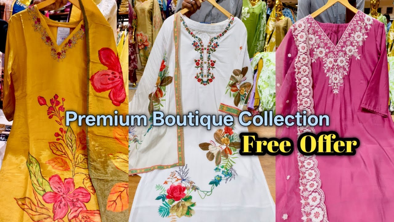 कुर्ती के नए - नए डिजाइन 3 Pc Kurti Design , Handwork Kurti , Real Kurti Manufacturer, Parnika India