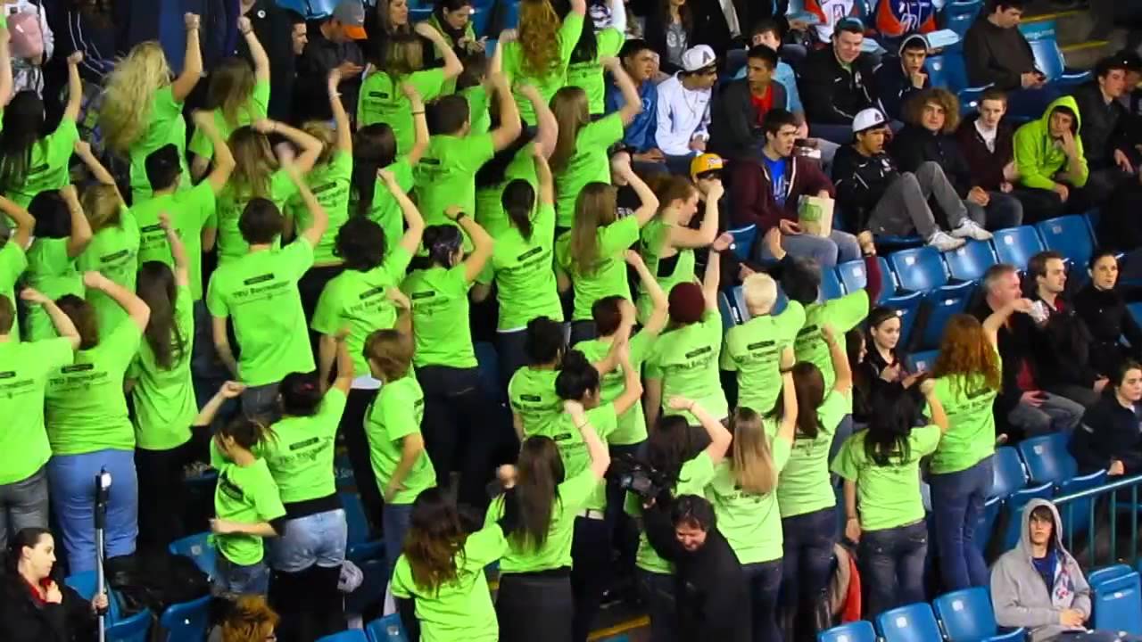 Flash Mob Kamloops Blazers game