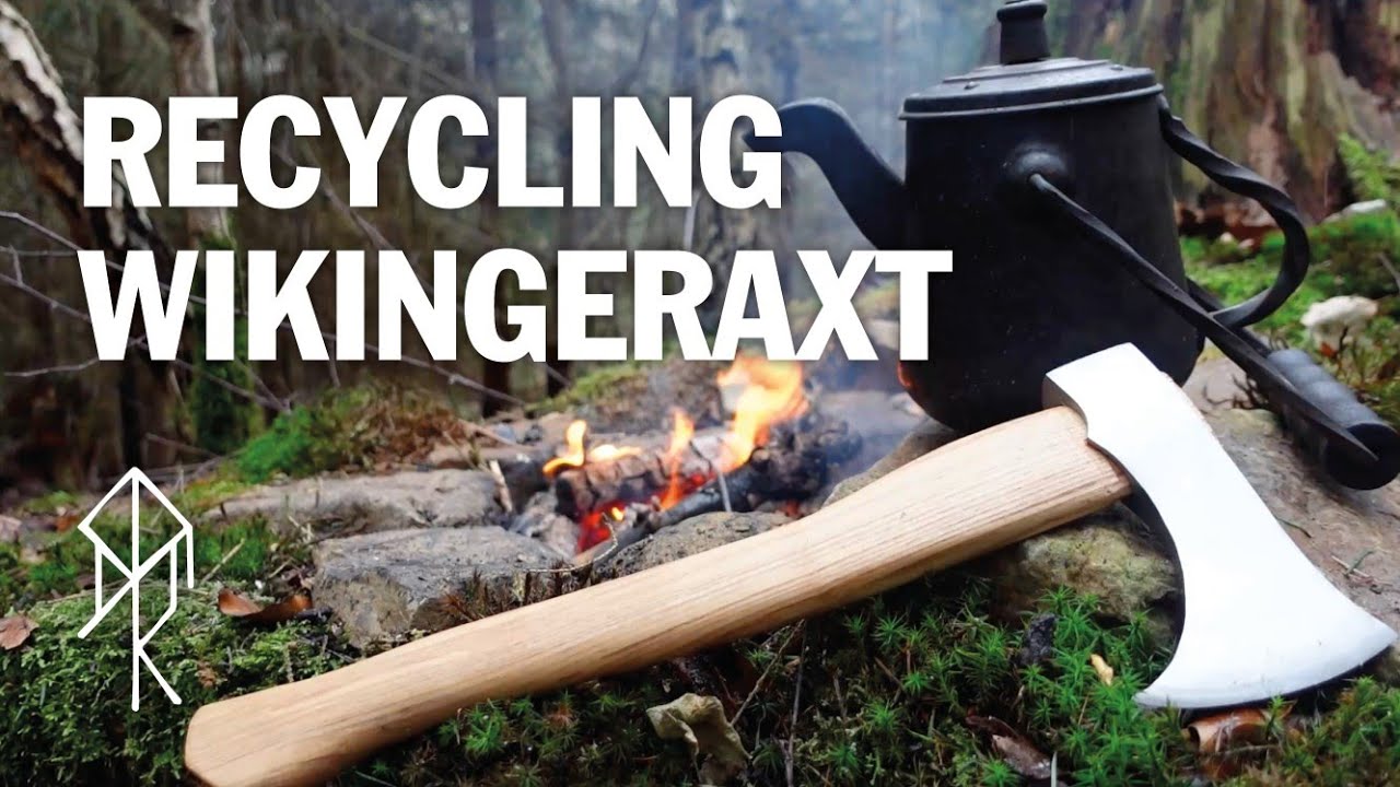 Wikinger Axt Recycling & Hagebuttenmus auf Dinkelbrot  | Bushcraft | Survival | Urviech