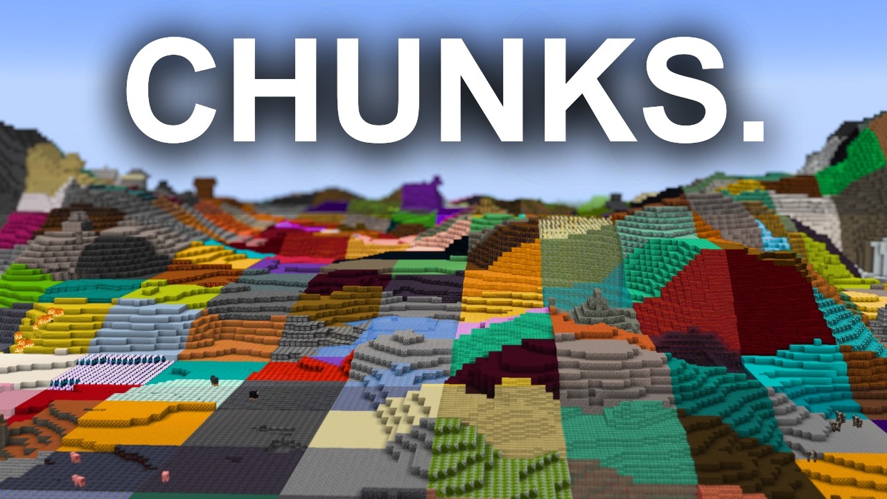 Я пытался пройти Minecraft, но куски были случайными