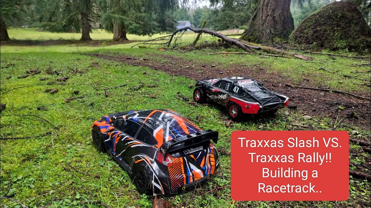 We Start Building A Track! Drag Race..