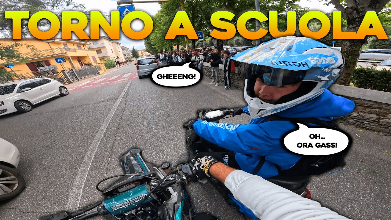 PRIMO GIORNO di SCUOLA! gassissimo BETA 125 2t-booster dr70😈✅