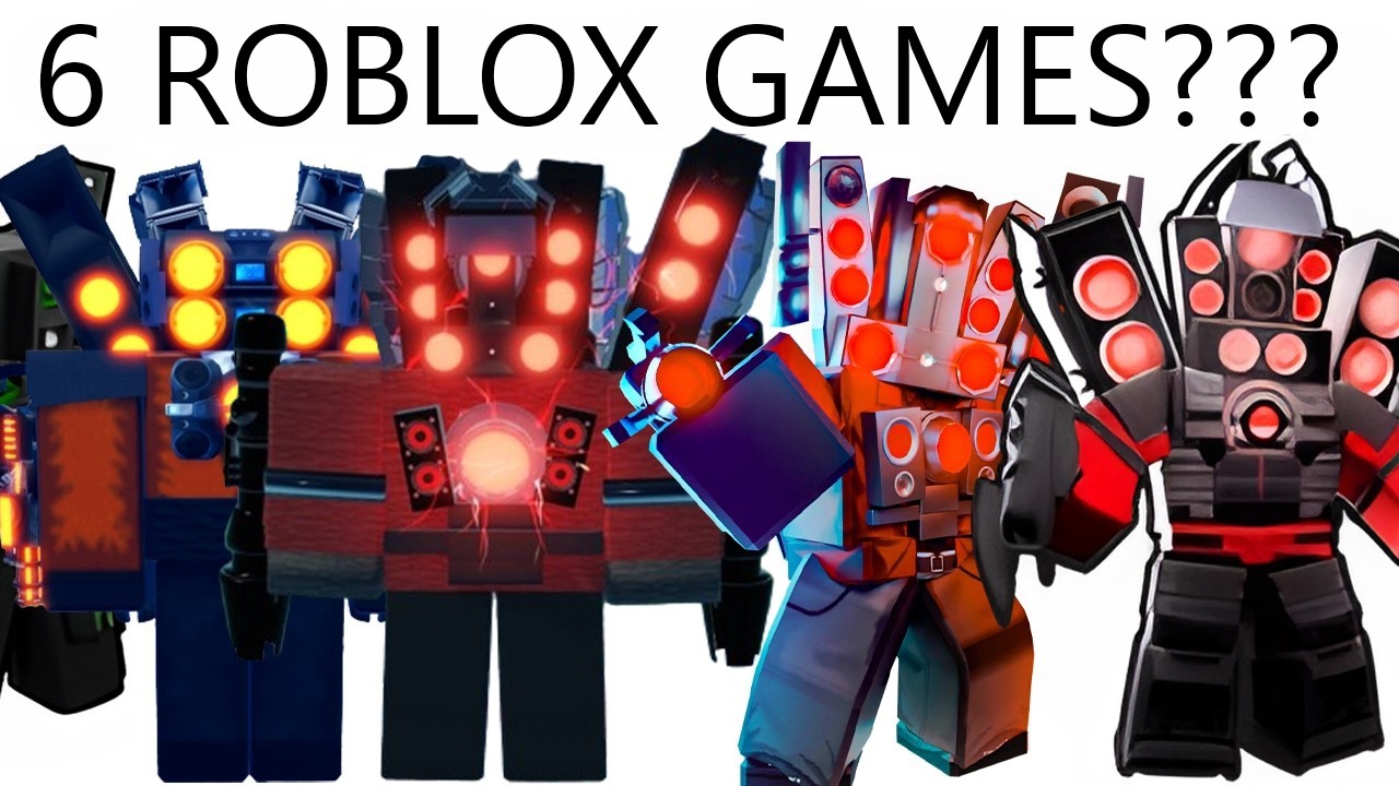 ALL ROBLOX TD Titan Speakermen meet each other… (Meme)