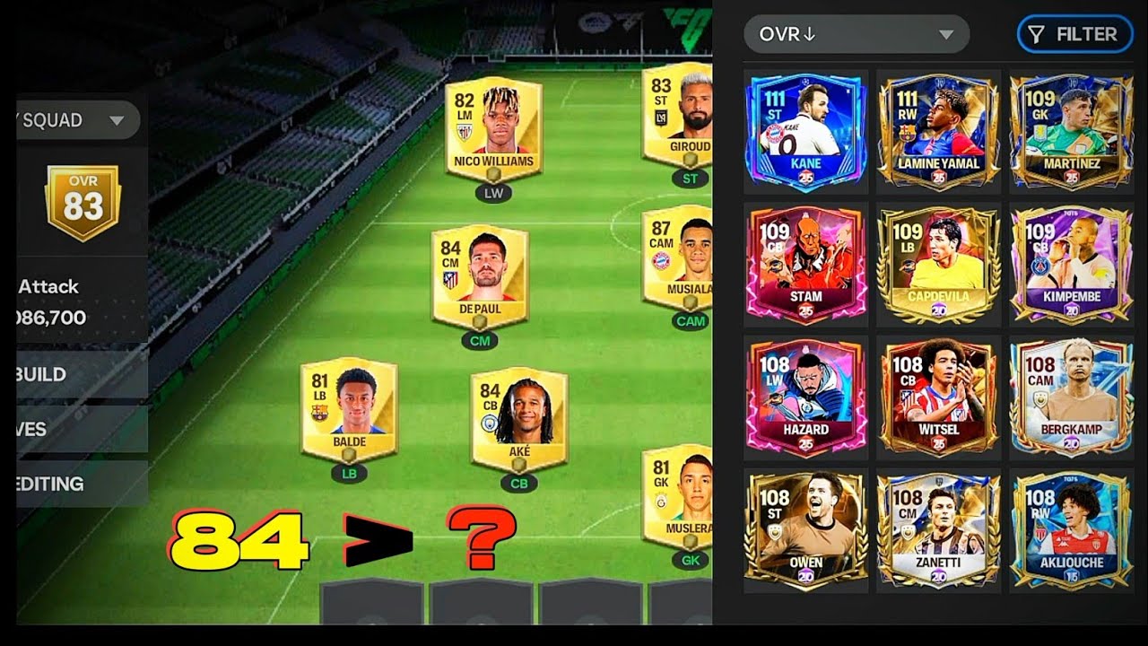 Fc Mobile Squad Upgrade 🔥 Fc Mobile Team Building 🎯 My Fc Mobile New Team | Fc Mobile || MAHIN55 ||