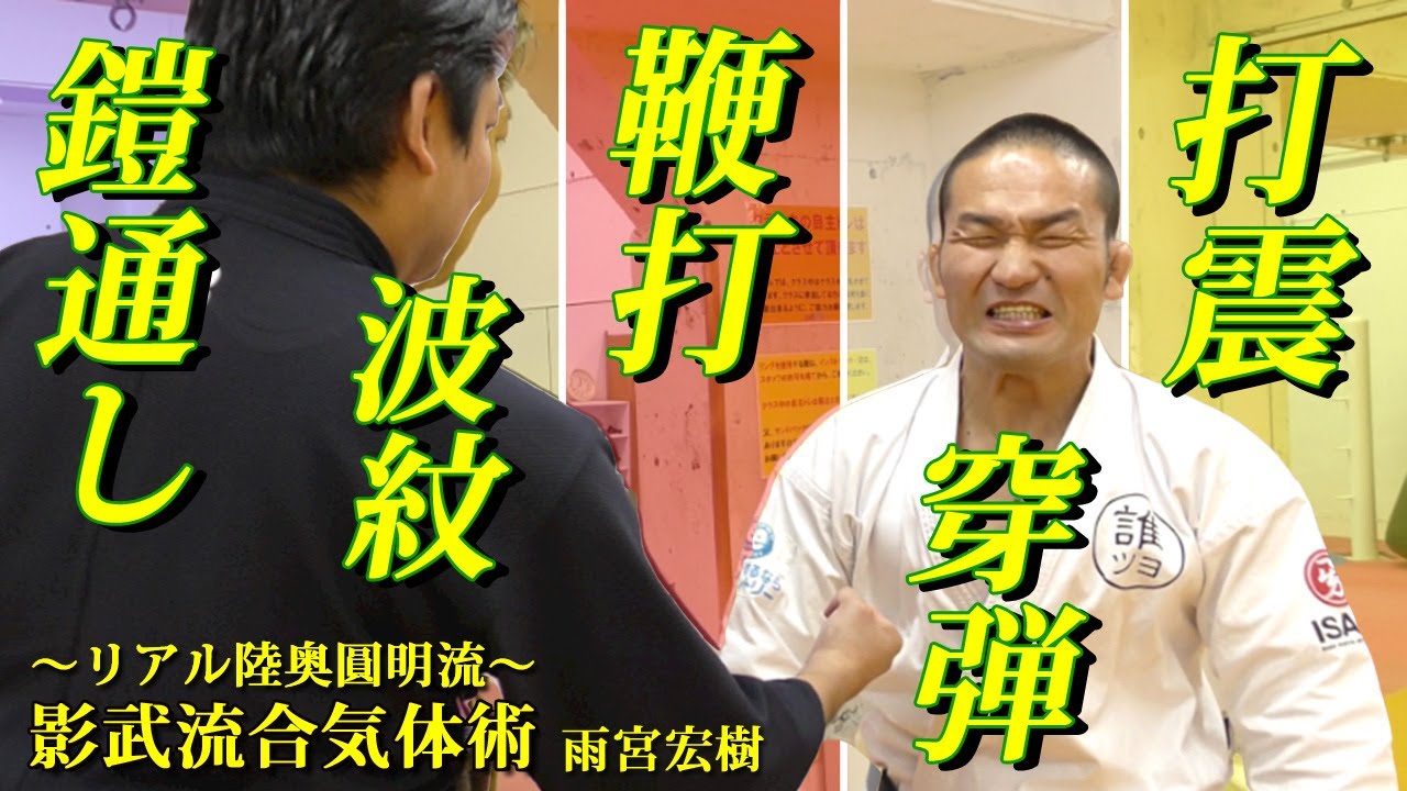 【雨宮宏樹　其の三】虎砲？無空波？影武流の打撃を体で堪能！【影武流合気体術】