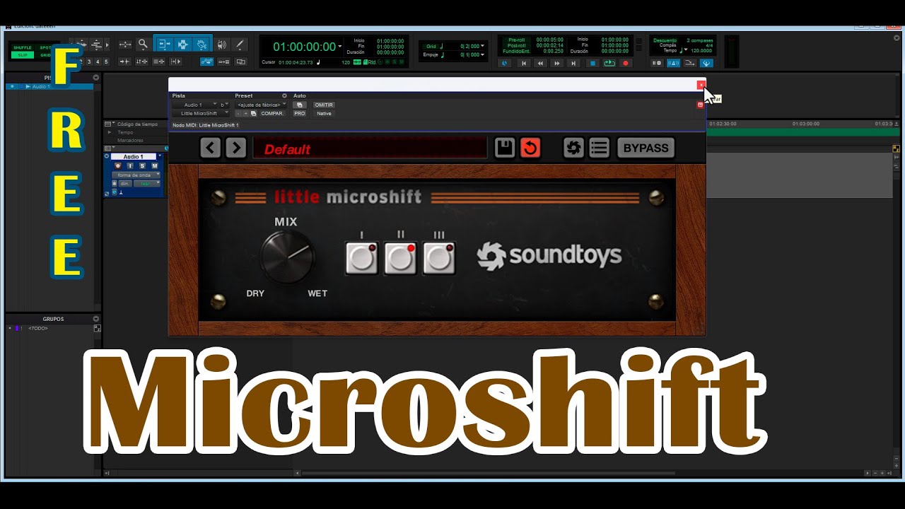 SOUNDTOYS MICROSHIFT - Plugin gratis actívalo ahora