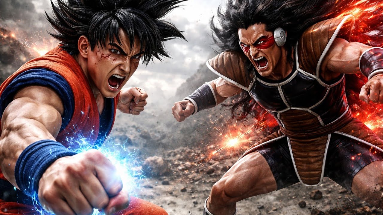 DRAGON BALL Z ! PELEA VS RABITZ ! 