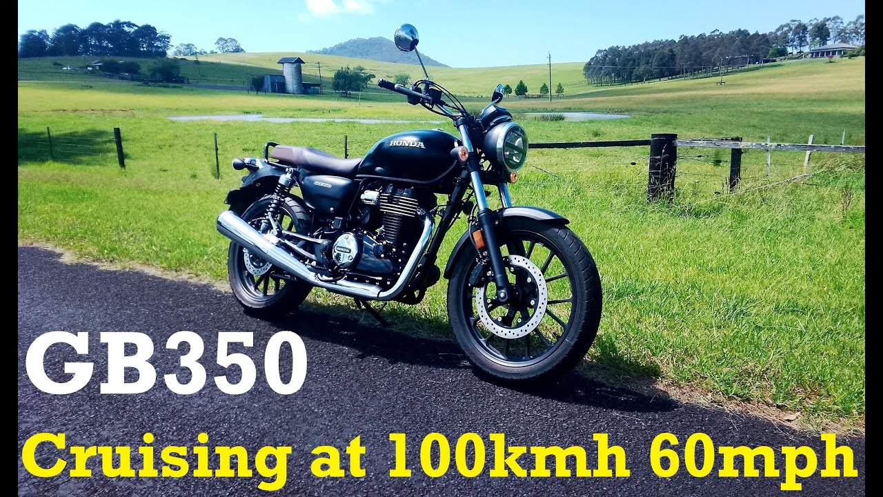 Honda GB350 — крейсерская скорость 100 км/ч (60 миль/ч)