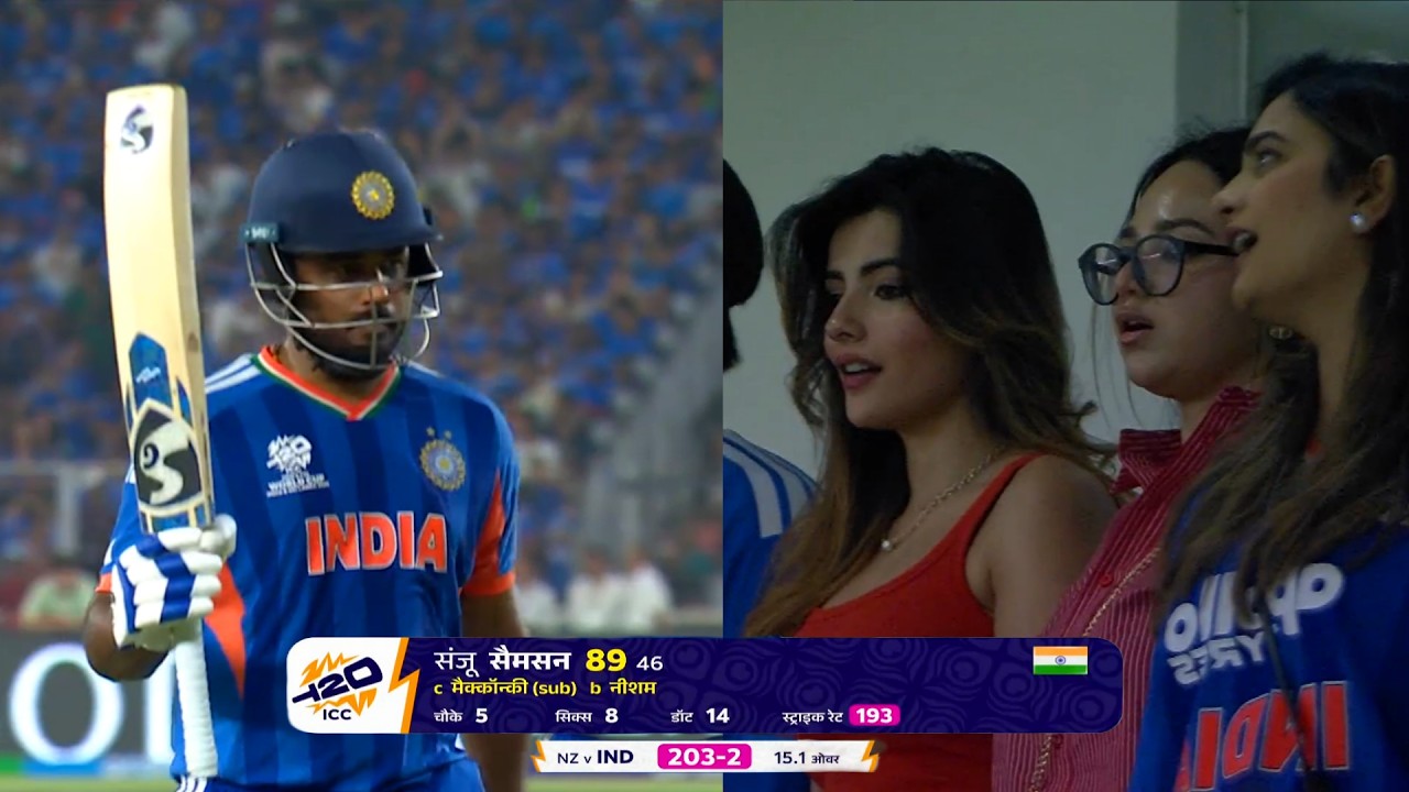 Sanju Samson 89 Runs 46 Balls vs New Zealand | IND vs NZ T20 World Cup Final 2026