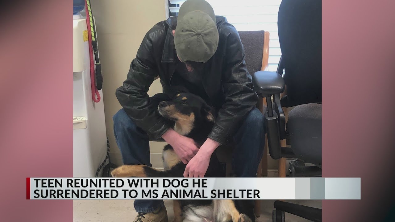 Homeless teen reunited with dog he surrendered to MS animal shelter