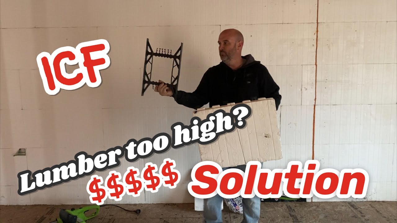 ICF episode 1, wiring in ICF!  Lumber costs too high? Check out ICF!
