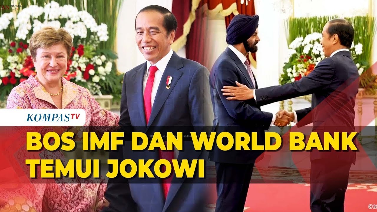 Bos IMF Hingga World Bank Temui Jokowi di Istana Merdeka