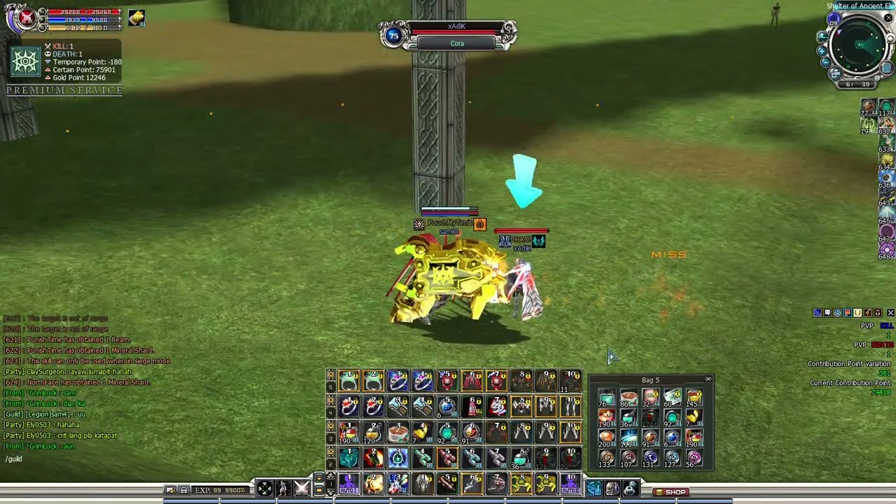 RF Online Playpark 2 Cora vs 1 Accretia - 2vs1 pero tatakbo pa din