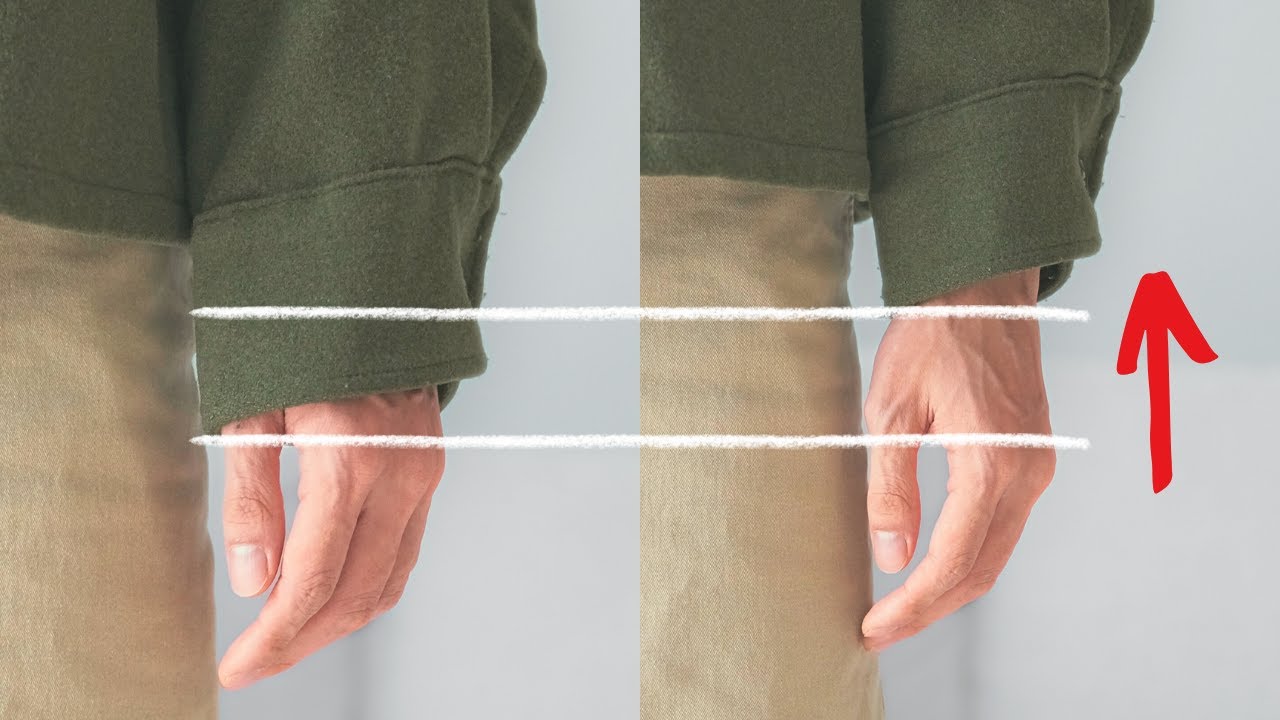 How to Shorten Sleeves on a Shirt Jacket (without a sewing machine)