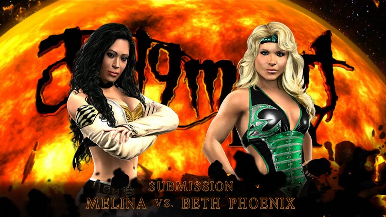 WWE Smackdown vs RAW 2010 Xbox 360 (Melina vs Beth Phoenix) Normal Submission