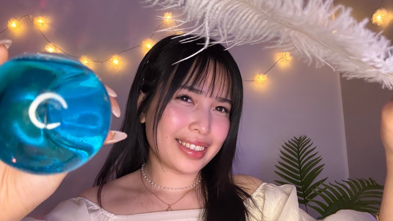 Head Spa Massage ASMR 🌿 Whispering, Mouth Sounds, Deep Relaxation 🫧