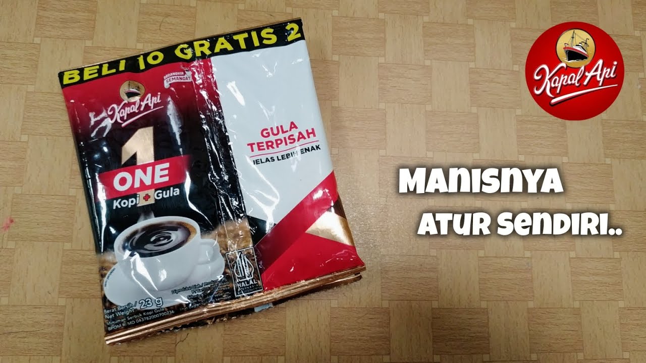 Kapal Api One, Kopi + Gula Terpisah | Product Review
