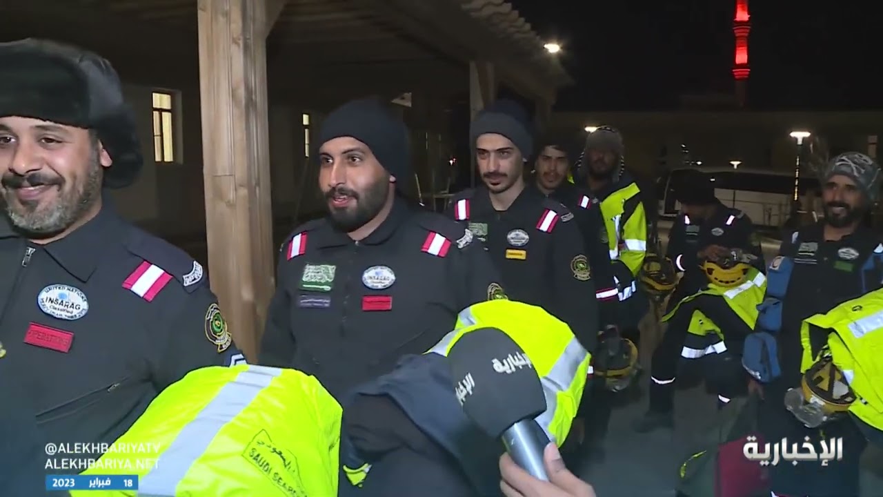 مشاعر فريق الإنقاذ السعودي في تركيا