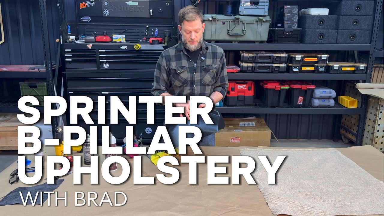 Sprinter B-Pillar Passenger Upholstery Walkthrough