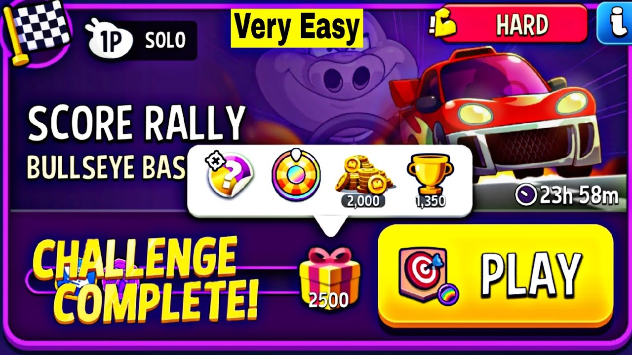 Hard / Bullseye Bash Rainbow Score Rally Solo Challenge | Match Masters Solo Challenge Today 