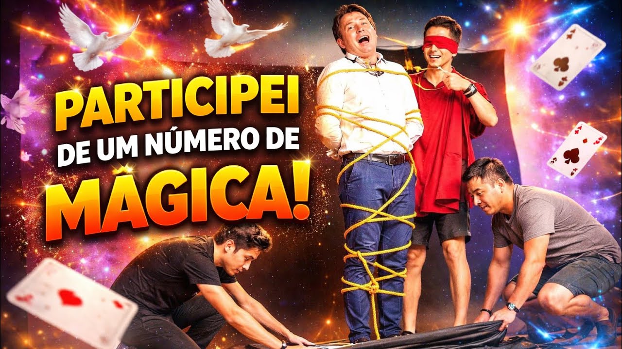 Participei de um número de MÁGICA
