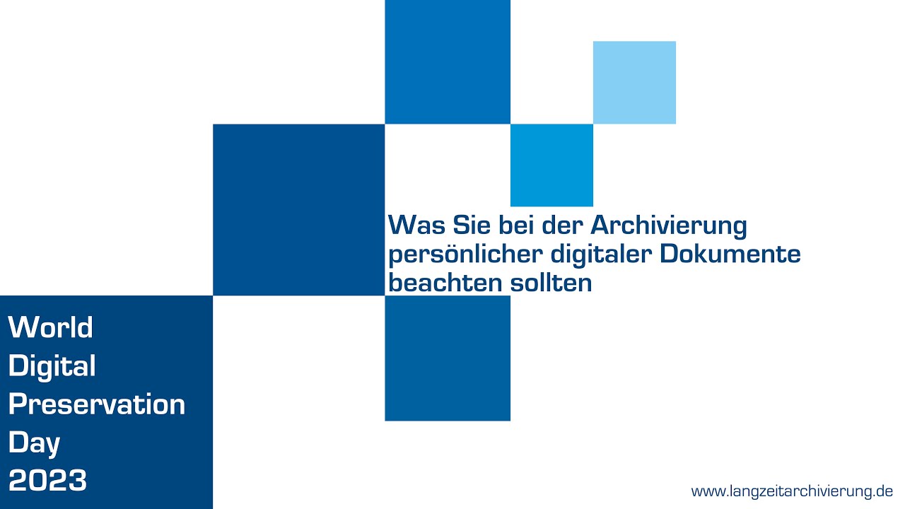Was Sie bei der Archivierung persönlicher digitaler Dokumente beachten sollten