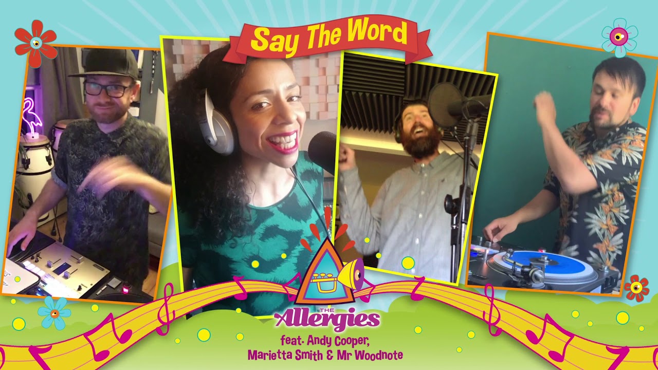 The Allergies - Say the Word (feat. Andy Cooper & Marietta Smith) Live