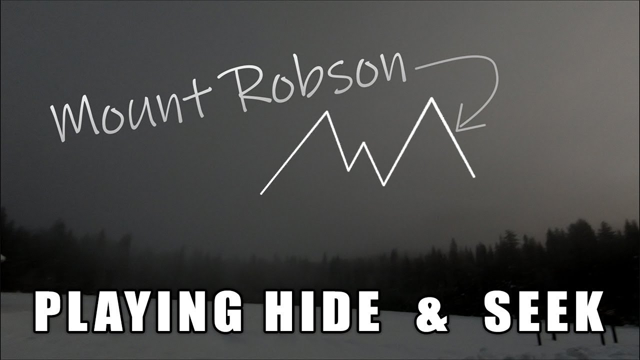 Playing Hide & Seek with Mount Robson at Sunrise