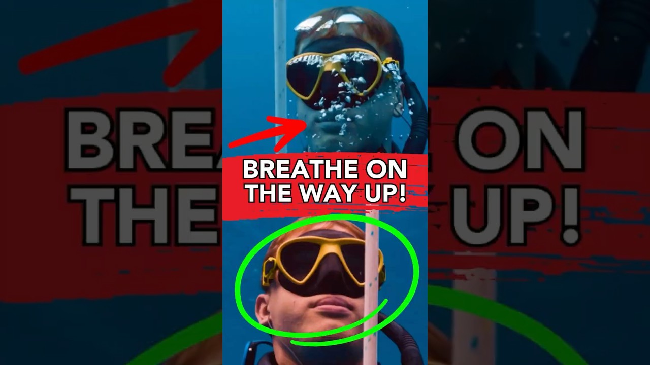 Smart Freedivers Breath Underwater