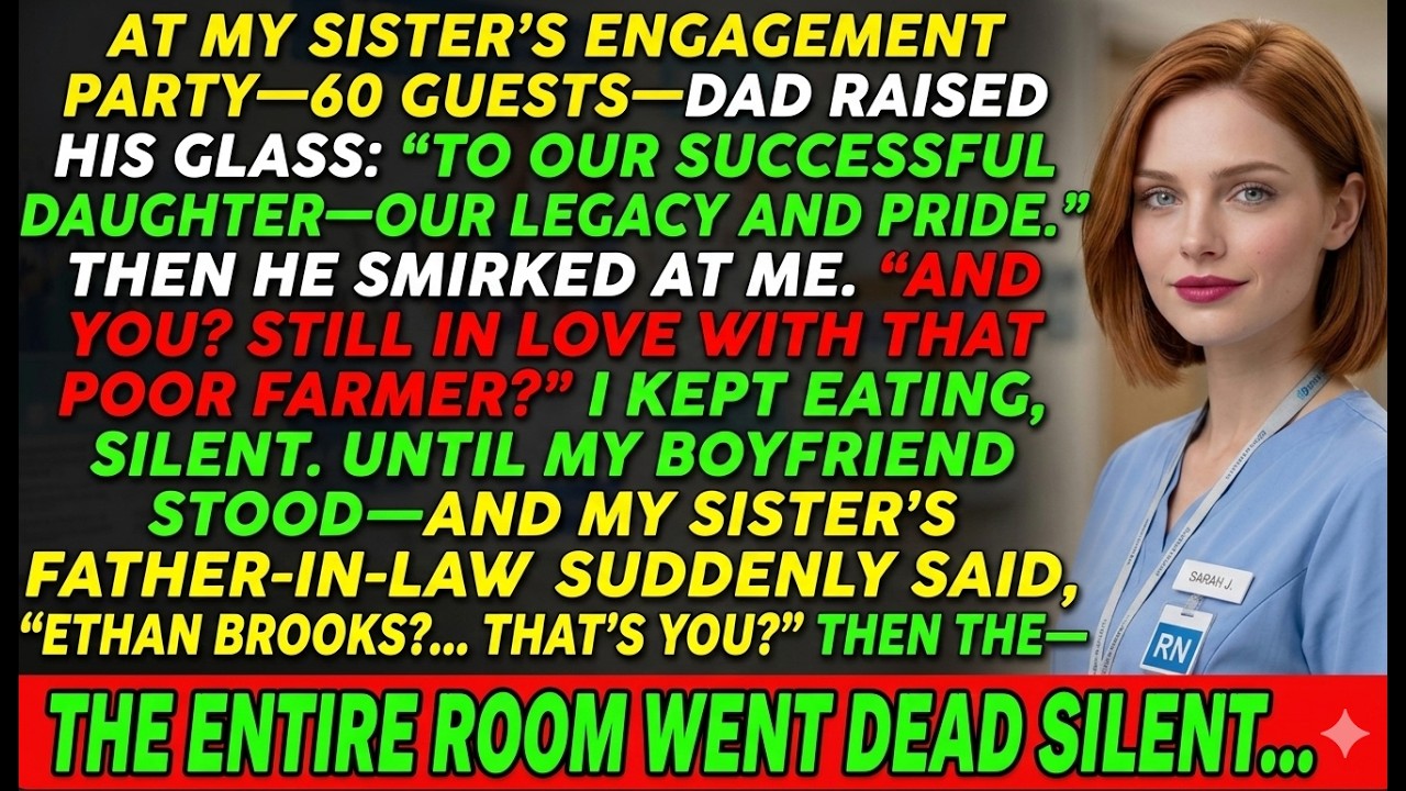 My parents mocked me at sister’s engagement—then her fiancé’s dad recognized my “farmer” boyfriend.