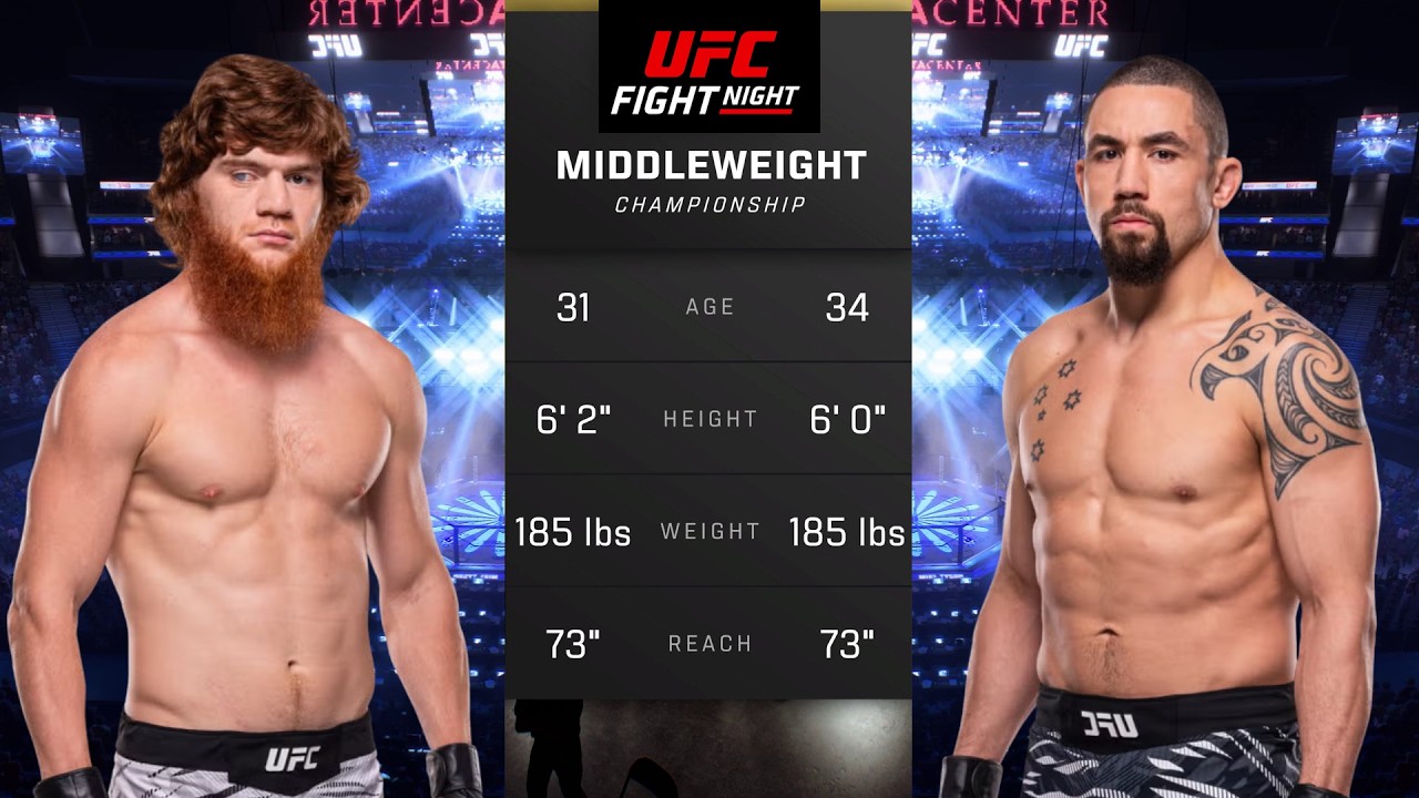 Sharaputdin Magomedov vs Robert Whittaker Full Fight - UFC 5 Fight Night