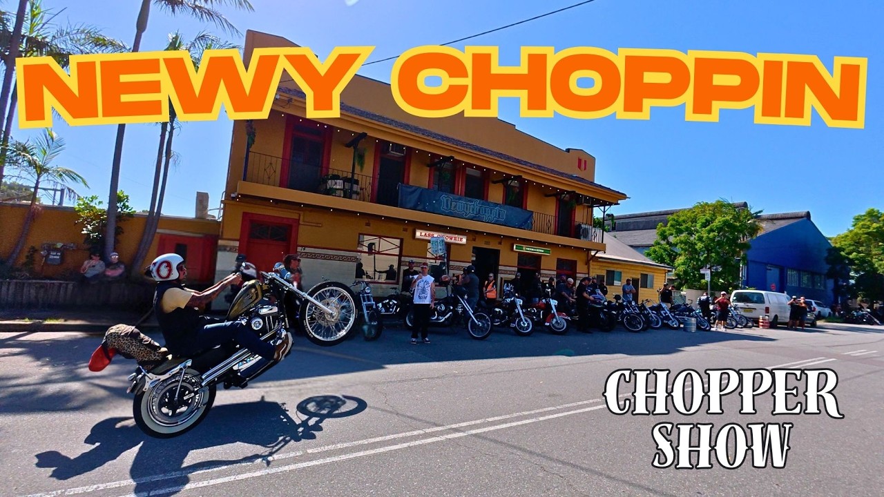 Полный хаос на Newy Choppin | Австралийское безумие на чоппере