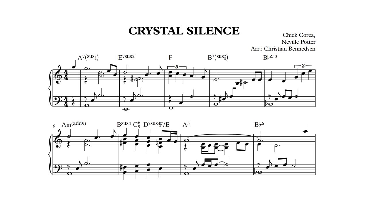 Chick Corea - Crystal Silence - Piano