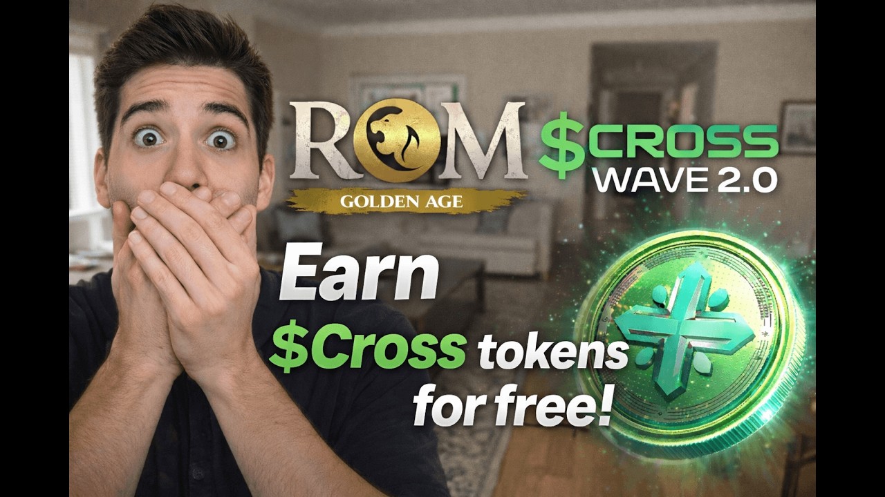 FREE $CROSS Tokens?! How to Earn REAL Money in ROM Golden Age - Cross Wave 2.0
