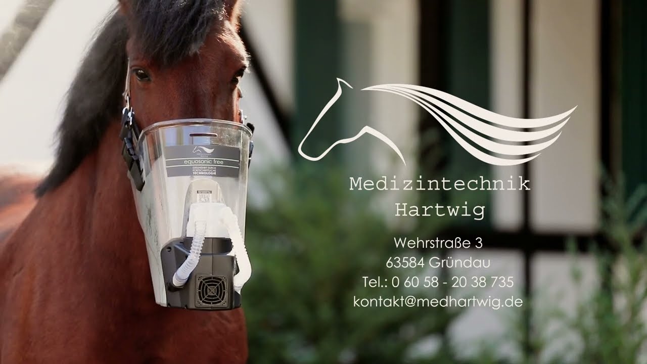 Inhalator für Pferde - Dr. Greiser erklärt den Equosonic free von Medizintechnik Hartwig