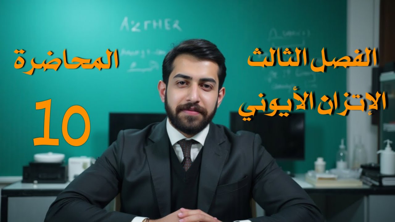 كيمياء الصف السادس العلمي 2026 - الفصل الثالث -المحاضرة العاشرة (10) الجزء الثاني