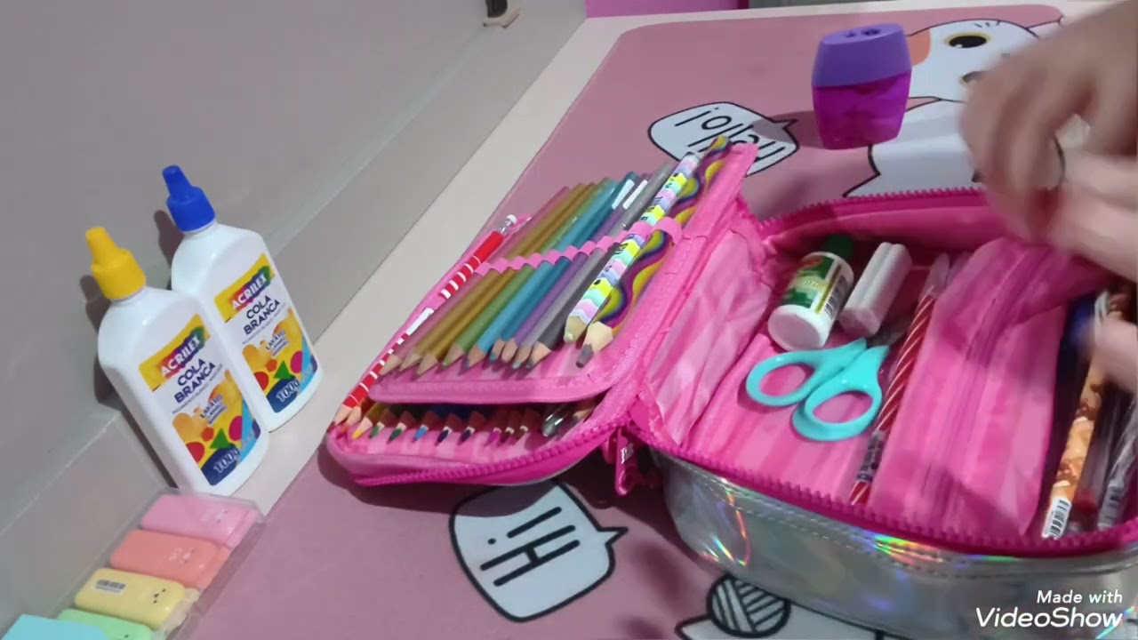 Meu material escolar de 2026 !