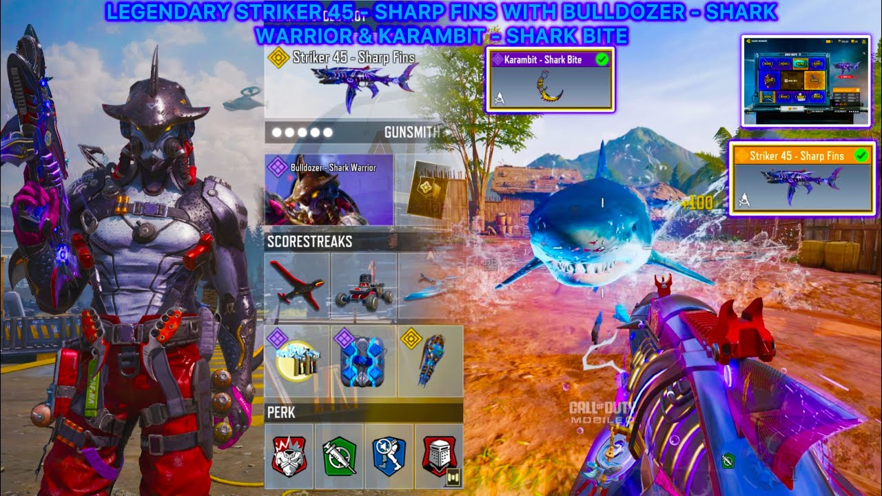 Most Underrated Legendary Striker 45 - Sharp Fins is now back to drop insane CODM SND, TDM & Hp Clip