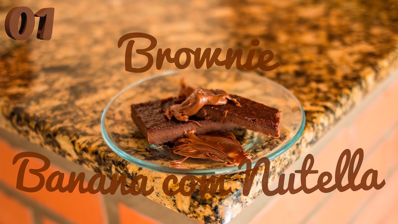 Brownie Banana com Nutella - OS COZINHEIROS # S02 # 01