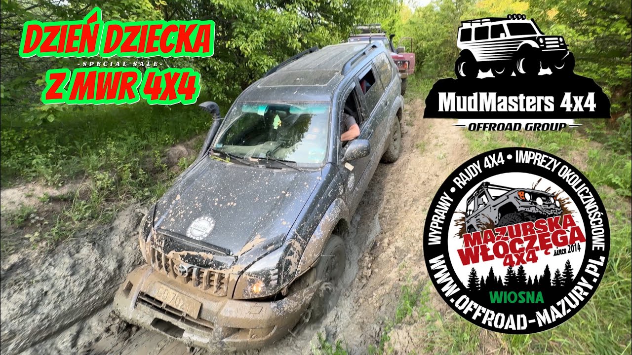 Mazury w dzień dziecka z MWR 4x4 Mazurska Włóczęga - 4x4